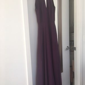 Purple maxi dress, ideal for weddings / proms